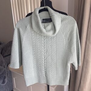 NEW VTG Rochelle California Green Sweater Sz S Retro Very Nice Collar